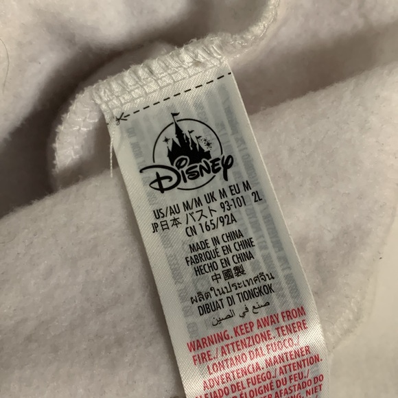 DISNEY Star Wars Sweatshirt, White, Size Medium - Picture 4 of 4